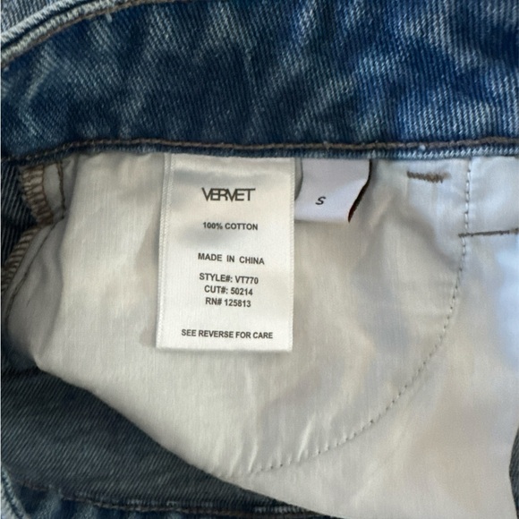 VERVET Blue A-line Mini Skirt for Casual Days-like new condition & adorable! 🥰 - Picture 2 of 5